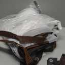 ZYP 8x16 FT Heavy Duty Clear Waterproof Tarps Outdoor Garden Rainproof Covering,Clear Vinyl Tarp with Grommets,Transparent Waterproof Tarpaulin for Covering Henhouse Porch Canopy Plant Camping