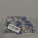 Cam Lock Nuts and Cam Screws, 110 Pcs Cam Locks for Furniture Connecting Cam Lock Fittings, 3 in 1 Cam Connector Bolt Fittings Fasteners Hardware Parts for Drawer Dresser Cabinet (110)