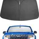 5 Layers Thick Car Windshield Sun Shade for Ford Maverick 2022-2024 Pickup Truck - Front Window Sunshade Sun Visor Accessories - Protector Vehicle Reflect UV Sun and Heat