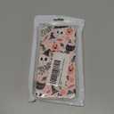 Trippy Hippie Halloween Phone Case Pumpkin Autumn Fall Cover for iPhone 13 Pro Max, Cute Cats Stars floral Plants Pattern for Girls Boys and Women,Trendy TPU Bumper Case for iPhone 13 Pro Max