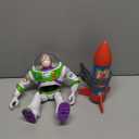 Mattel Disney and Pixar Toy Story Talking Action Figure, Rocket Rescue Buzz Lightyear with 20+ Sounds & Phrases & Moving Helmet Visor, 12-inch Scale