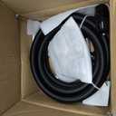 EVIL ENERGY 12AN PTFE Fuel Line Kit,AN12 E85 Nylon Braided Fuel Hose Black 10FT