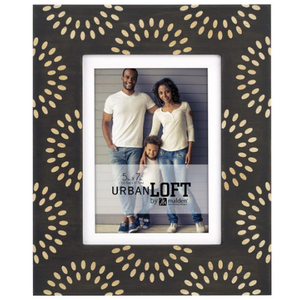 Malden Urban Loft Half Moon Frame - Brown 5x7 