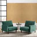 Self-Adhesive Acoustic Panels 6-Pack (Covers 24 Sq Ft) - 23.6"x23.6" Sound Proof Wall Panels with 25dB Noise Reduction, Easy No-Tools DIY, Brown Wood Grain for Home Office & Studio