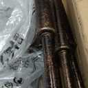 Rustic Black Chandelier, 6-Light Antique Farmhouse Chandelier for Dining Room Lighting Fixtures, Vintage Candle Pendant Light Fixtures Chandeliers for Dining Room Bedroom, Foyer and Living Room