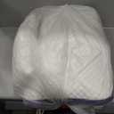 HOMELAB Adjustable Shredded Memory Foam Pillow Queen Size, Cooling Bed Pillow for Sleeping with Removable Cover, Medium Pillow for Side Stomach & Back Sleepers, 1 Pack 20"x28" (White)