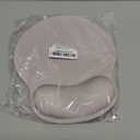 Mouse Pad with Wrist Rest, Ergonomic Mouse Pads for Desk, Office Non-Slip Mousepad with Gel Wrist Support(Light Gray, 10.6''L x 9''W)