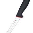 6" Professional Boning Knife for Meat Cutting - Curved Blade with Fluted Edge, Ergonomic Softgrip Handle - Ideal for Deboning Chicken & Turkey, Trimming small cuts of meat