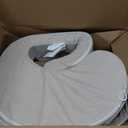 My Brest Friend Nursing Pillow - Deluxe - Enhanced Comfort w/Slipcover - Ergonomic Design for Ultimate Breastfeeding Support for Mom & Baby - Adjustable Backrest and Handy Side Pocket, Soft Sand