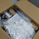 Dimmable Floor Lamp, 3 Lights Black Arc Floor Lamps for Living Room, Modern Tall Standing Tree Lamp with Black Shade & Heavy Base, Large Floor Lamp for Bedroom Office, 3x1000 LM LED Bulbs Included