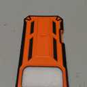 FNTCASE for iPhone 17 ProMax Case: Military Grade Drop Proof Protection Mobile Cover with Kickstand | Matte Textured Rugged Shockproof TPU | Protective Sturdy Phone Case  6.9 inch Orange