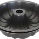 7 Inch Cake Pan, Carbon Steel Fluted Tube Pan, Nonstick Gugelhupf Cake Mold, Medium Size Round Baking Tin for Homemade Pound Cakes, Jello, Gelatin - 2 Packs