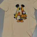 GLIGLITTR Girls Boys Halloween Outfits Cute Mouse Pumpkin Shirts Trick or Treat Spooky Season Tshirt Tops Kids Fall Clothes(Apricot, Size 140)