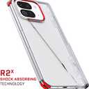 Ghostek Covert Clear Pixel 9 Pro Fold Case with Built-in Kickstand and Full Hinge Protection Shockproof Protective Phone Cover Designed for 2024 Google Pixel 9 Pro Fold (8") (Clear)