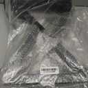 Taelakeni 16 Inch Metal Bench Coffee Table Legs, Set of 2, Black