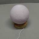 Finezeal Light Therapy Lamp  10000 Lux Full Spectrum Sun Lamp, 3 Color Temperatures & 670nm Red Light, Touch/Remote Control, Stepless Dimming, USB Phone Charging, Moon Sunlight Lamp for Home Office