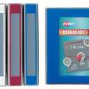 Avery Ultralast 3 Ring Binder, 1.5 Inch Slant Rings, Color Will Vary, 1 Binder (79738), Blue