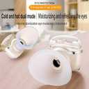 Johncase Relief Dry Eye Heated Nano Mist Mini Spraye Portable Warm Compress Eyes Mister for Eyelid,Eye Skin SPA Eye Steam Relief Dry Eyes and Stye Mini Eye Drops Tool White Eye Spray