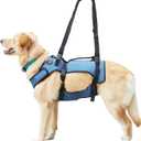 Coodeo Dog Lift Harness, Full Body Support & Recovery Sling, Pet Rehabilitation Lifts Vest for Old Dog with Arthritis Walk(Bule,XL) (XL, Blue)