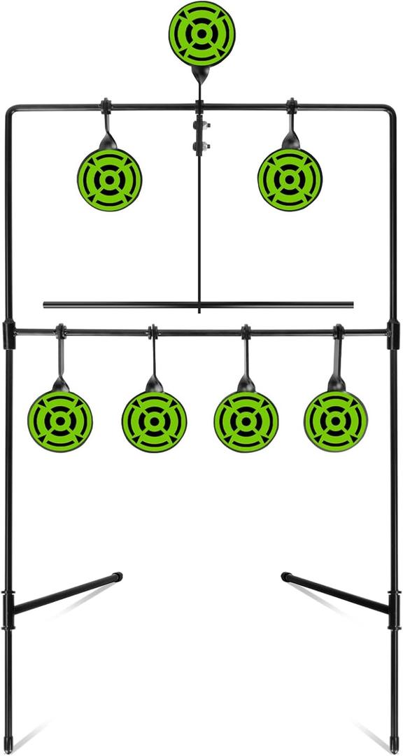 Ideagle BB Gun Targets Larger Metal Resetting Airsoft Pellet Gun Shooting Target for Backyard, Rated for .177 .20 Caliber