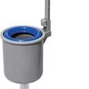 Bestway Flowclear Pool Wall Mounted Automatic Pool Surface Skimmer for Above Ground Pools with 530 Gallon and Above Filter Pumps, White/Blue (1 Pack)