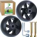 2 Pack 589527301 Deck Wheel Replaces Cub Cadet 753-04856A, 753-04856, Husqvarna 532133957, 539107610, 589527301, 532174873, 587048801, 589527401, 532188606, Craftsman 133957, 174873, 188606