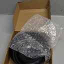 Black 7" Round Ripple Air Cleaner Intake Filter Cover Plain For Harley Sportster Touring Electra Glide Road King Softail Dyna
