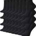 JOYNE 8/16 Pairs Women's Ankle Socks Lightweight Breathable Low Cut Casual Socks, Sock Size:9-11 (Large)