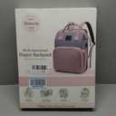 houscly Diaper Bag Backpack with Changing Station: Pink Baby Bags for Girls Boys New Mom Gifts Paaleras Para Bebe Baby Girl Newborn Essentials Must Haves Baby Shower Gifts Baby Registry, Large, Pink