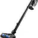 Shark WZ531H Cordless Pro Stick Vacuum with Powerfins Brushroll, HEPA Filtration, Self-Cleaning Brushroll, LED Headlights, 40-Min Runtime, Crevice Tool & Dusting Brush Included, Grey/Blue 