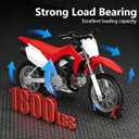 Electric Dirt Bike Wheel Chock MotorcycleTrailer Stand 1800 lb Universal for 8"-21" Ebike for CRF TTR KLX 110 PW CRF KX 50 85 Surron Sur ron Light Bee S/X LBX X260 TTR 125 90 230 Adjustable