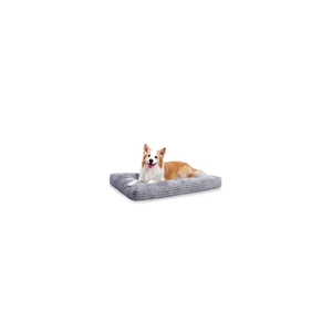 KSII Dog Crate Bed Washable Dog Beds for Extra Large Dogs Deluxe Thick Flannel Fluffy Comfy Kennel Pad Anti-Slip & Anti-Scratch Pet Sleeping Mat, 41 x 27 Inch, Light Gray KSII Dog Crate Bed Washable Dog Beds for Extra Large Dogs Deluxe Thick Flannel Fluffy Comfy Kennel Pad Anti-Slip & Anti-Scratch Pet Sleeping Mat, 41 x 27 Inch, Light Gray