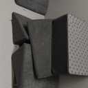 Dog Ramp for Stairs for Small & Senior Dogs and Cats – Non-Slip Stair Wedges for Dogs with Gentle Slope, Pet Ramp with Washable Cover & Self-Sticky Pads for Safe Climbing (Gray, 6 Pack)