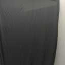 Tableclothsfactory 7ft Black Spandex Fit Round Top Backdrop Frame Stand Cover, 2-Sided Wedding Arch Cover