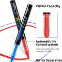 168 Colors Acrylic Paint Markers, Direct-Liquid Ink Control System, Premium Brush Tip Acrylic Paint Pens for School Art, Rock, Egg, Fabric, Wood, DIY Crafts (Includes Replacement Nibs)