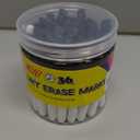 SKKSTATIONERY 36 Pcs Mini Dry Erase Markers, Whiteboard Markers, Marker Pens 3.5'', Black.