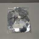 Silver Shimmer Wall Backdrop, 20 Packs Silver Sequin Curtain Circle Dots Garland for Wedding, Birthday, Bachelorette Party, 70s 80s 90s Theme Disco Party Decorations Supplies