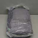 Ultra Soft Queen Size Mattress Topper - Viscose Made from Bamboo Pillow Top Mattress Pad for Back Pain Relief - Naturally Cooling for Hot Sleepers, Gray