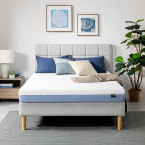 ZINUS 6 Inch Cooling Essential Memory Foam Mattress [New Version], Full, Fiberglass Free, Medium Feel, Cooling Airflow Memory Foam, Certified Safe Foams & Fabric, Mattress in A Box (White)