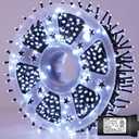 YEGUO 165ft 500 LED String Lights Outdoor Waterproof, White Christmas Lights Indoor, Green Wire Twinkle Tree Light Plug in with 8 Modes Timer Memory