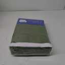 MIULEE Velvet Curtains 90 Inches Long 2 Panels Set for Bedroom, Pinch Pleat Back Tab Luxury Thermal Insulated Living Room Darkening Drapes Pleated Blackout Window Curtains with Hooks, Olive Green