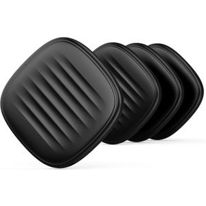 Air Tracker Tags-4 Pack: Bluetooth Tracker Work with Apple Find My (iOS only), Smart Tag Keys Finder Tracking Tags and Item Locator for Luggage Tracker, Bags, Kids, Pets, Wallet, Travel