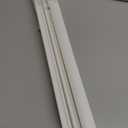 DEZ FURNISHINGS Cordless 1" Signature Mini Blind with Flexible Slats, 39" W x 48" H, Pearl White