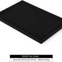 Microfiber Large Jewelry Display Tray For Necklace, Earring, Ring, Bracelet Soft Velvet Lining, Scratch-Free Padding, Spacious 18x12 Inch Tray, Perfect for Dresser Organizer, Showcase Display