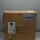 Amazon Basics Classic Puresoft PU Padded Mid-Back Height Adjustable Office Computer Desk Chair with Armrest, 25.75"D x 24.25"W x 42.25"H, Brown