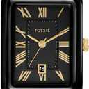 Fossil Women's Raquel Quartz Stainless Steel Three-Hand Watch (23MM, Black Bracelet)