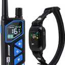 Dog Shock Collar with Remote Control, Dog Training Collar IPX7 Waterproof Rechargeable Electric Dog Collar for Small Medium Large Dogs 3300 Ft Beep,Vibration,Shock,Flash Light