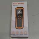 Stud Finder Wall Scanner 5-in-1 - Detector for Wood, Metal, Joists, Pipes, and AC Wires, Upgraded New version Intelligent Chip, High-Definition LCD Display Screen & Audible Alarm (Orange)