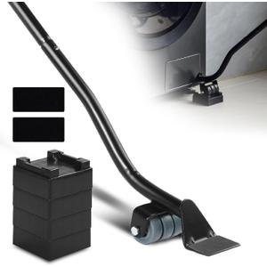 Furniture Lifter Tool Set – Heavy Duty Steel Lever & 3 Sliding Pads – Lifts up to 550 lbs – Ideal for Moving Sofas, Appliances & More