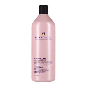 Pureology Pure Volume Shampoo - Enhances Volume and Movement, Lightweight Shampoo for Fine, Flat, Color Treated Hair, Sulfate-Free & Vegan (33.8 Fl Oz (Pack of 1))